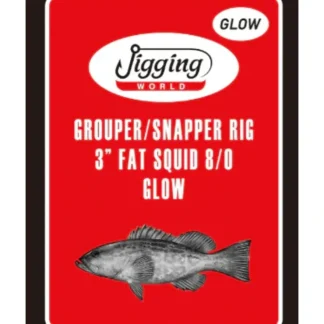 Jigging World Grouper/Snapper 3" Fat Squid Teaser Rigs - Your Premium Fishing Gear Store Rods Lines Baits Accessories^ Online
