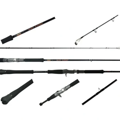Jigging World JW-DKC-72 Dark Knight Casting Rod 7'2" - Your Premium Fishing Gear Store Rods Lines Baits Accessories^ Outlet