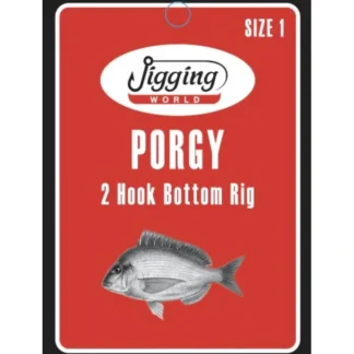 Jigging World Porgy Bottom Mono Rigs - Your Premium Fishing Gear Store Rods Lines Baits Accessories^ Flash Sale