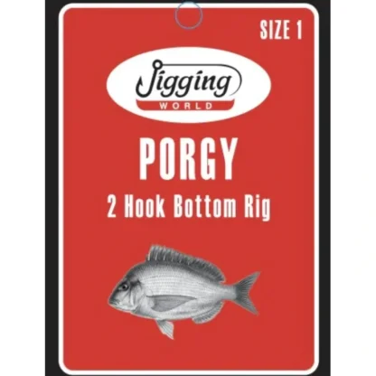 Jigging World Porgy Bottom Mono Rigs - Your Premium Fishing Gear Store Rods Lines Baits Accessories^ Flash Sale