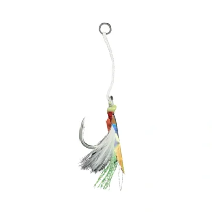 Jigging World Z-Blade Single Assist 4x Hooks, Glow Shining, 3PCS - Your Premium Fishing Gear Store Rods Lines Baits Accessories^ Online