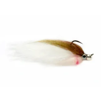 Jiggy Fat Minnow Olive & White Barbless - Your Premium Fishing Gear Store Rods Lines Baits Accessories^ Online