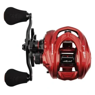 KastKing KRLCSTMJ-91LRE-C Megajaws Casting Reel 9.1:1 Left Hand Red - Your Premium Fishing Gear Store Rods Lines Baits Accessories^ Hot