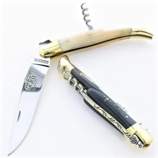 Laguiole Knife 12cm with Corkscrew - Your Premium Fishing Gear Store Rods Lines Baits Accessories^ Outlet