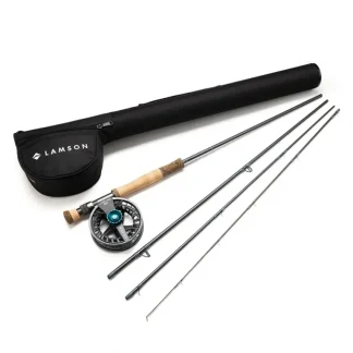 Lamson Liquid Max Fly Rod & Reel Outfit w/o Fly Line - Your Premium Fishing Gear Store Rods Lines Baits Accessories* Fishing Line