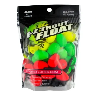 Leland 36 Slotted Bobber E-Z Trout Floats Green, Red, Yellow (87666) - Your Premium Fishing Gear Store Rods Lines Baits Accessories* Fishing Line