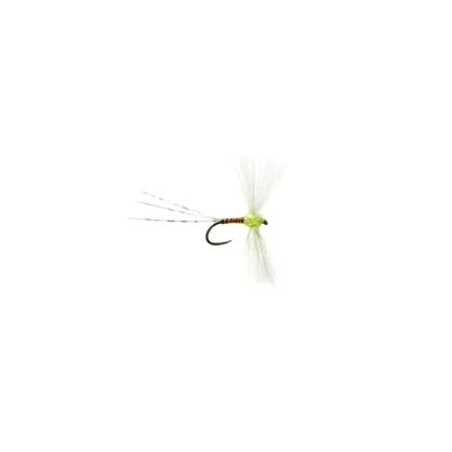 Lexi's Get 'er Dun Spinner Sulphur Barbless - Your Premium Fishing Gear Store Rods Lines Baits Accessories* Fly Fishing