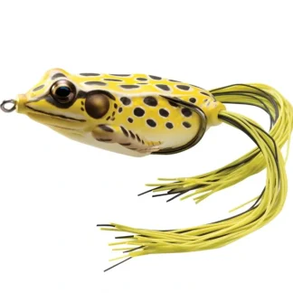 LiveTarget Frog Hollow Body Topwater Lure, Yellow/Black, 2 5/8" - Your Premium Fishing Gear Store Rods Lines Baits Accessories* Bait