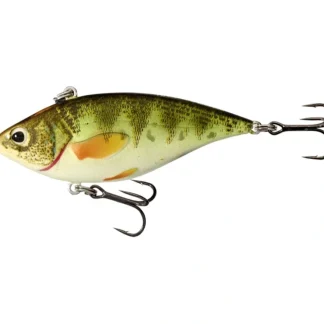 LiveTarget Yellow Perch Rattlebait 2 7/8in 5/8 oz, Glow/UV - Your Premium Fishing Gear Store Rods Lines Baits Accessories^ New