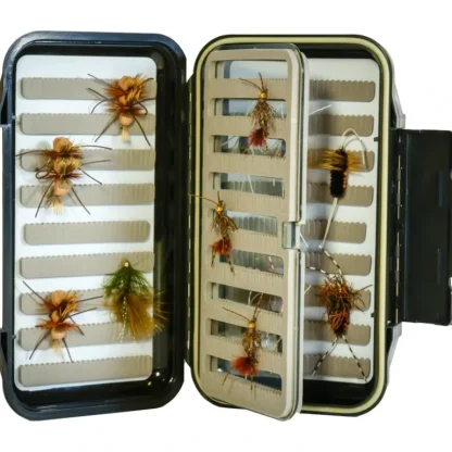 Logo Go To w/ Leaf Fly Box - Your Premium Fishing Gear Store Rods Lines Baits Accessories* Fly Fishing
