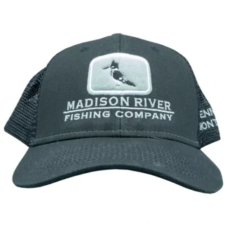 Logo Kingfisher Sideline Trucker Black/Black Soft Mesh - Your Premium Fishing Gear Store Rods Lines Baits Accessories* Fishing Line