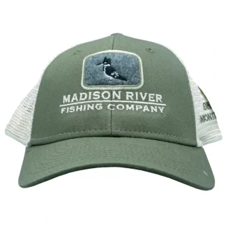 Logo Kingfisher Sideline Trucker Loden/Natural Soft Mesh - Your Premium Fishing Gear Store Rods Lines Baits Accessories* Fishing Line