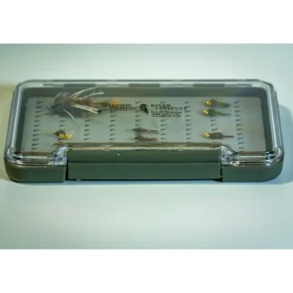 Logo Large Slim Waterproof Silicon Fly Box - Your Premium Fishing Gear Store Rods Lines Baits Accessories* Fishing Line