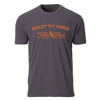 Logo Quality Fly Tackle Sueded S/S T-Shirt - Your Premium Fishing Gear Store Rods Lines Baits Accessories* Fly Fishing
