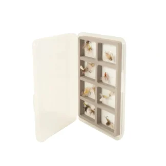 Logo Slim 8 Compartment Magnetic Fly Box - Your Premium Fishing Gear Store Rods Lines Baits Accessories* Fly Fishing