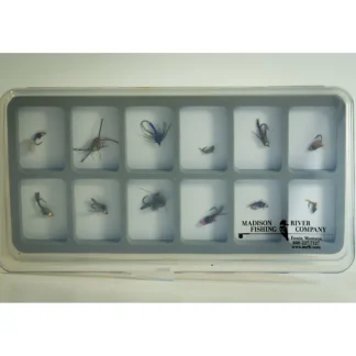 Logo Slim 12 Compartment Magnetic Fly Box - Your Premium Fishing Gear Store Rods Lines Baits Accessories* Fly Fishing