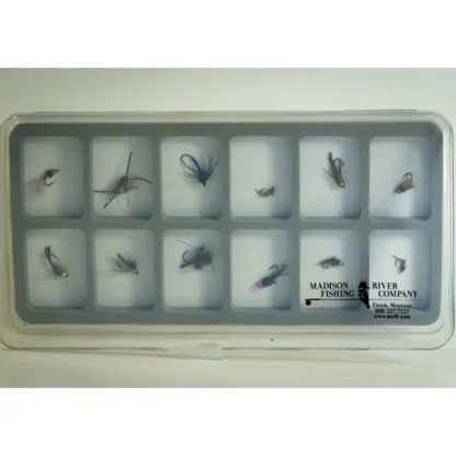 Logo Slim 12 Compartment Magnetic Fly Box - Your Premium Fishing Gear Store Rods Lines Baits Accessories* Fly Fishing