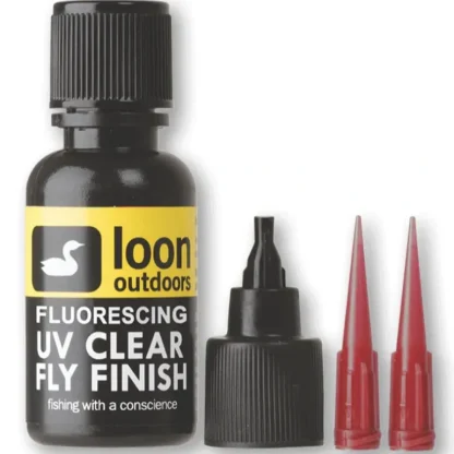 LOON FLUORESCING UV CLEAR FLY FINISH 1/2 oz - Your Premium Fishing Gear Store Rods Lines Baits Accessories* Fly Fishing