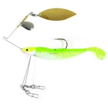 Lunker Lure Triple Play Spinnerbait, w/Shad Tail - Your Premium Fishing Gear Store Rods Lines Baits Accessories^ Cheap