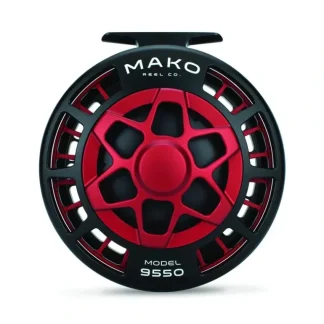 Mako 9550-1012 Inshore Fly Reel Matte Red Left Hand - Your Premium Fishing Gear Store Rods Lines Baits Accessories* Fishing Line