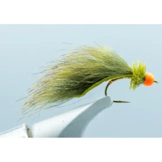 Mayer's Hot Head Mini Leech Olive #14 - Your Premium Fishing Gear Store Rods Lines Baits Accessories* Fly Fishing