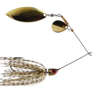 MegaStrike Roland Martin Strikeback, 3/8oz, Golden Shiner Skirt w/Brass Blades - Your Premium Fishing Gear Store Rods Lines Baits Accessories* Bait