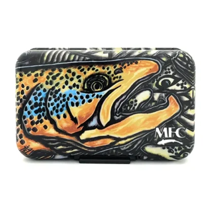 MFC Fly Box - Poly (Optional Leaf) Estrada's Brown Trout - Your Premium Fishing Gear Store Rods Lines Baits Accessories* Fly Fishing