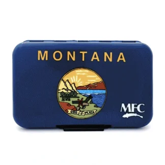 MFC Fly Box - Poly (Optional Leaf) Montana State Flag - Your Premium Fishing Gear Store Rods Lines Baits Accessories* Fly Fishing