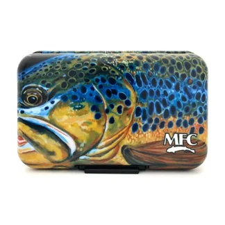 MFC Fly Box - Poly (Optional Leaf) Udesen's Montana Brown - Your Premium Fishing Gear Store Rods Lines Baits Accessories* Fly Fishing