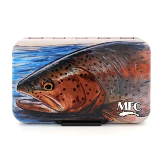 MFC Fly Box - Poly (Optional Leaf) Hallock's Rainbow Trout - Your Premium Fishing Gear Store Rods Lines Baits Accessories* Fly Fishing