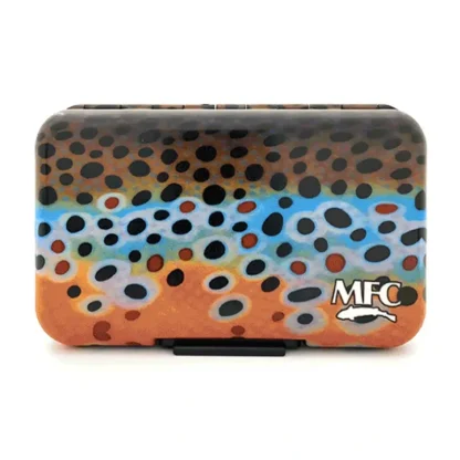 MFC Fly Box - Poly (Optional Leaf) Maddox's Brown XVI - Your Premium Fishing Gear Store Rods Lines Baits Accessories* Fly Fishing