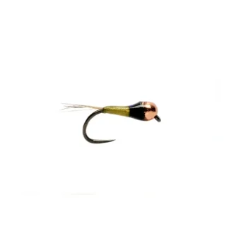 Micro Perdigon Flashback Olive Barbless - Your Premium Fishing Gear Store Rods Lines Baits Accessories* Fly Fishing