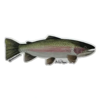 Mike Pepper "Colors on the Fly" 6" Rainbow Trout Sticker - Your Premium Fishing Gear Store Rods Lines Baits Accessories* Fly Fishing