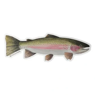 Mike Pepper "Colors on the Fly" 20" Rainbow Trout Sticker - Your Premium Fishing Gear Store Rods Lines Baits Accessories^ Flash Sale
