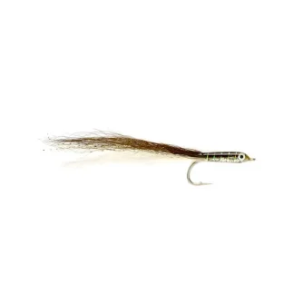 Mikkleson's Epoxy Baitfish Olive & White - Your Premium Fishing Gear Store Rods Lines Baits Accessories* Bait
