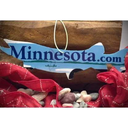 Minnesota Pike License Plate Christmas Ornament - Your Premium Fishing Gear Store Rods Lines Baits Accessories* Fishing Line