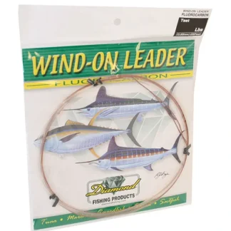 Momoi Diamond Fluorocarbon Wind-On Leader 130lb 25ft Clear White - Your Premium Fishing Gear Store Rods Lines Baits Accessories^ Store