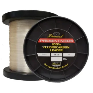 Momoi Diamond Presentation Fluorocarbon Leader Material, 50lb 500yd Clear - Your Premium Fishing Gear Store Rods Lines Baits Accessories* Fishing Line