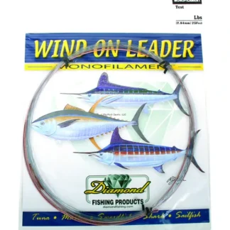 Momoi Monofilament Wind On Leader, 25ft, Smoke Blue - Your Premium Fishing Gear Store Rods Lines Baits Accessories* Bait