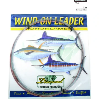Momoi Monofilament Wind On Leader, 25ft, Smoke Blue - Your Premium Fishing Gear Store Rods Lines Baits Accessories* Bait