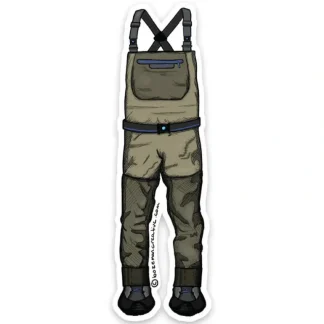 Montana Waders Sticker - Your Premium Fishing Gear Store Rods Lines Baits Accessories* Fly Fishing
