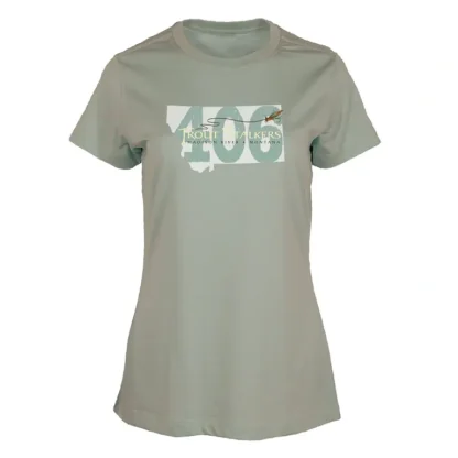 MTS Logo 406 Montana Womens Essential S/S T-Shirt Desert Sage - Your Premium Fishing Gear Store Rods Lines Baits Accessories* Fishing Line