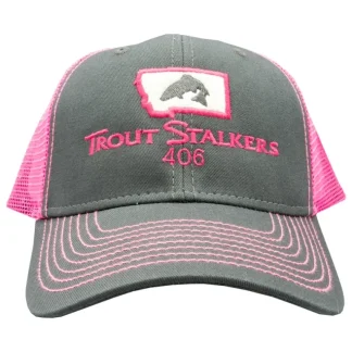 MTS Logo Sideline Trucker Dark Grey/Neon Pink - Your Premium Fishing Gear Store Rods Lines Baits Accessories* Fishing Line