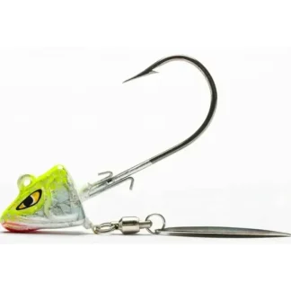 Mustad Underspin Shad, Chartreuse/White, 1/2oz - Your Premium Fishing Gear Store Rods Lines Baits Accessories* Bait