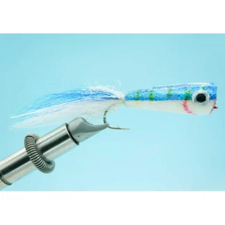 Mylar Popper Blue/White #2/0 - Your Premium Fishing Gear Store Rods Lines Baits Accessories* Bait
