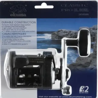 Okuma CL-302L-CL Classic Pro 300-size Levelwind Star Drag Reel - Your Premium Fishing Gear Store Rods Lines Baits Accessories* Fishing Line