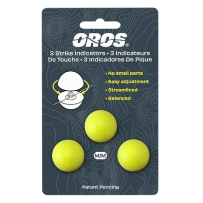 Oros 3-Pack Strike Indicator Chartreuse Medium - Your Premium Fishing Gear Store Rods Lines Baits Accessories* Fishing Line