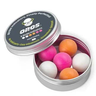 Oros 6-Pack Strike Indicator Aluminum Jars Multi-Color Large - Your Premium Fishing Gear Store Rods Lines Baits Accessories* Fishing Line
