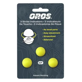 Oros 3-Pack Strike Indicator Chartreuse Small - Your Premium Fishing Gear Store Rods Lines Baits Accessories* Fishing Line