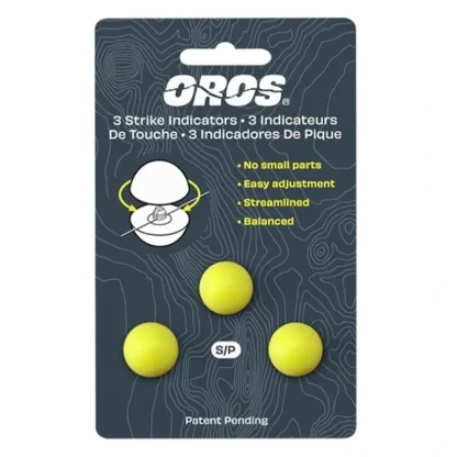 Oros 3-Pack Strike Indicator Chartreuse Small - Your Premium Fishing Gear Store Rods Lines Baits Accessories* Fishing Line